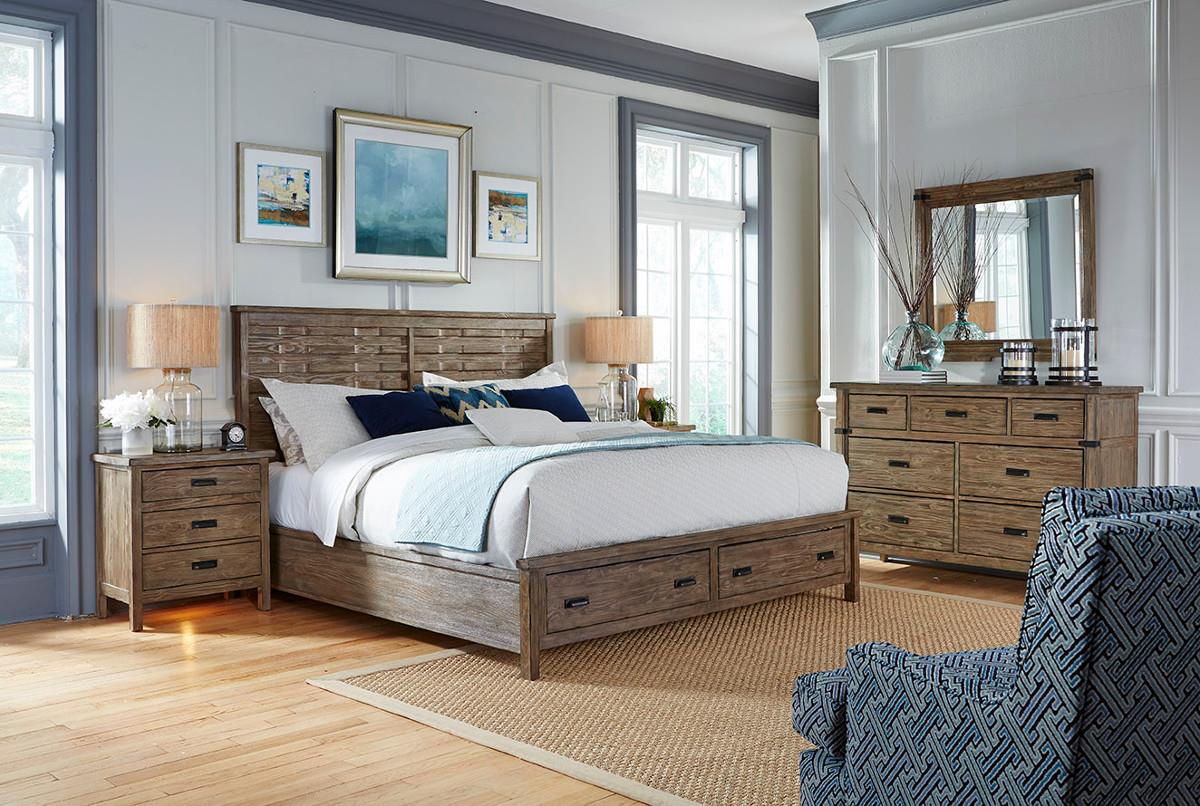 Kincaid Furniture Foundry Queen Bedroom Group Johnny Janosik